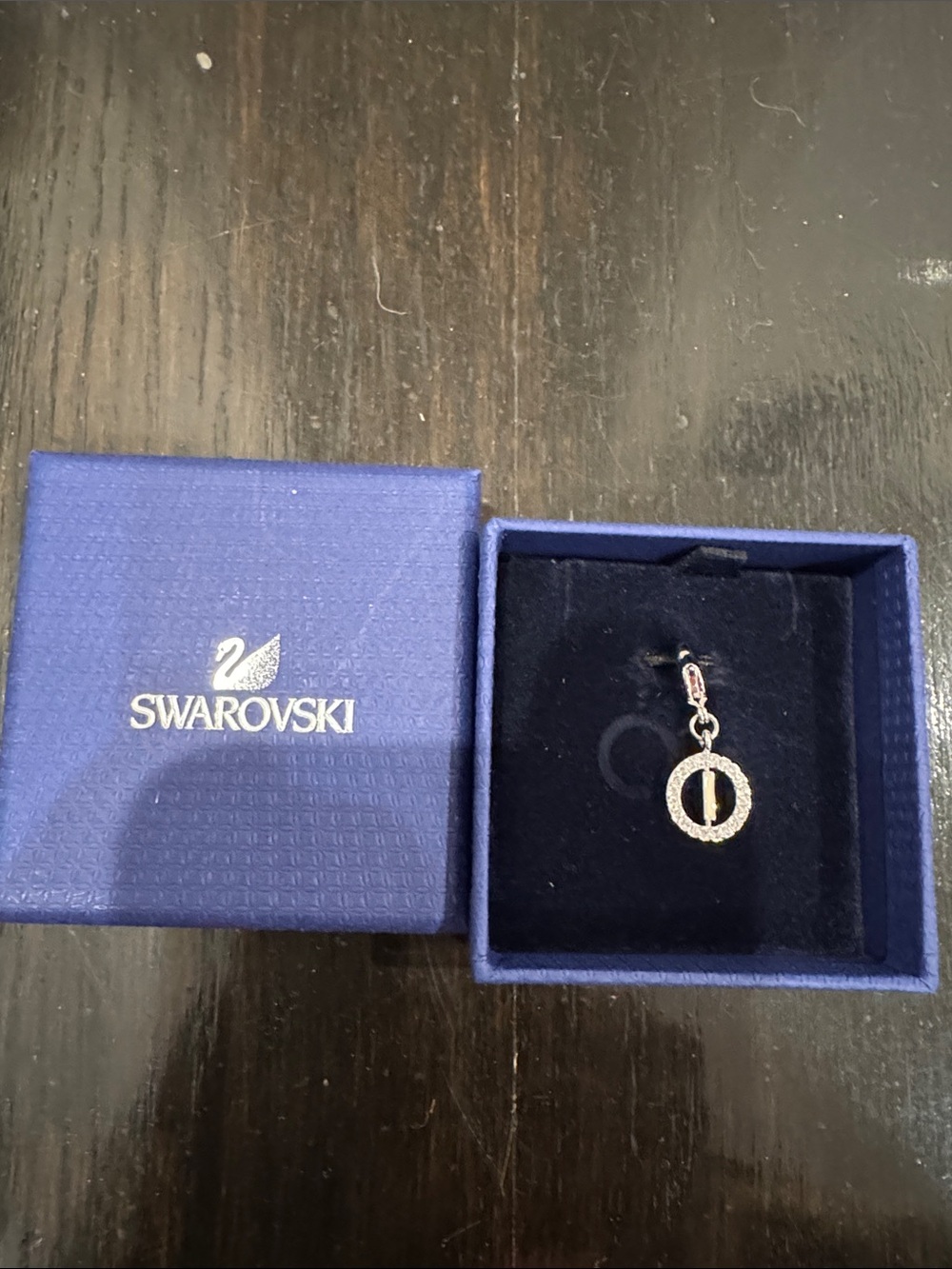 Swarovski Crystal letter Charm- I